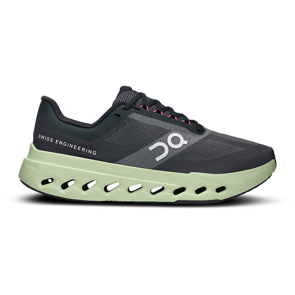 Women's Cloudsurfer Next Running Shoe - Black/Lima - Regular (B)