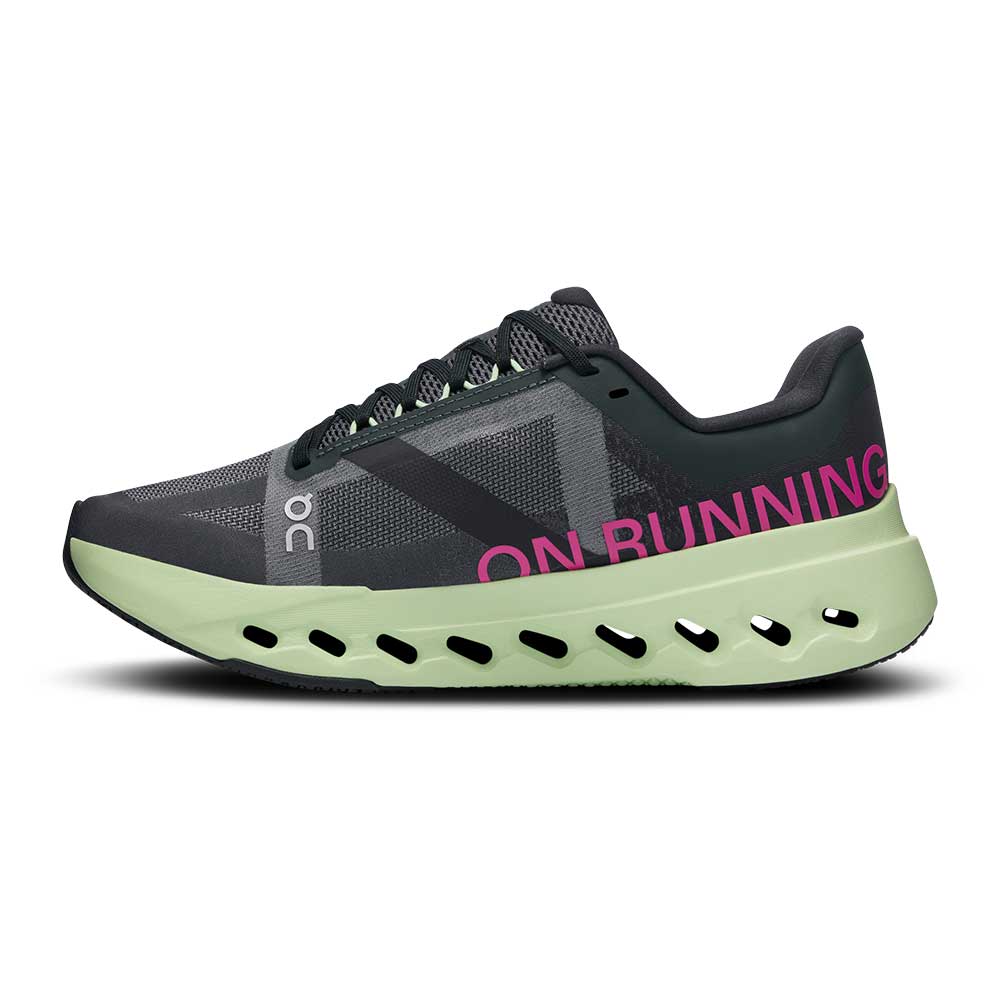 Women's Cloudsurfer Next Running Shoe - Black/Lima - Regular (B)