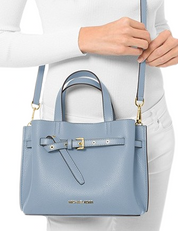 Michael Michael Kors Emilia Small Pebbled Leather Satchel