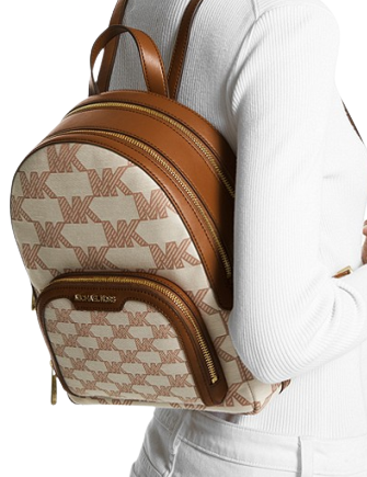 Michael Michael Kors Jaycee Medium Logo Jacquard Backpack