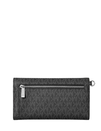 Michael Michael Kors Jet Set Large Signature Logo Envelope Wristlet