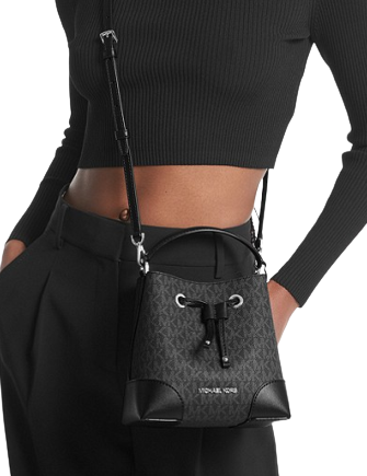 Michael Michael Kors Mercer Small Logo Bucket Bag