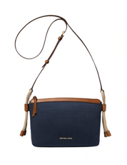 Michael Michael Kors Talia Medium Cotton Canvas Crossbody Bag