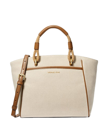 Michael Michael Kors Talia Small Cotton Canvas Tote Bag