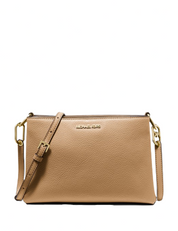 Michael Michael Kors Trisha Medium Pebbled Leather Crossbody Bag