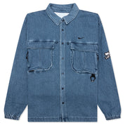 Nike x Nocta NRG Opal Denim Button Down - French Blue