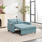 3-in-1 Convertible Sleeper Sofa Bed Loveseat S3L