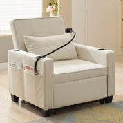 3-in-1 Convertible Sleeper Sofa Bed-Single Seat S3