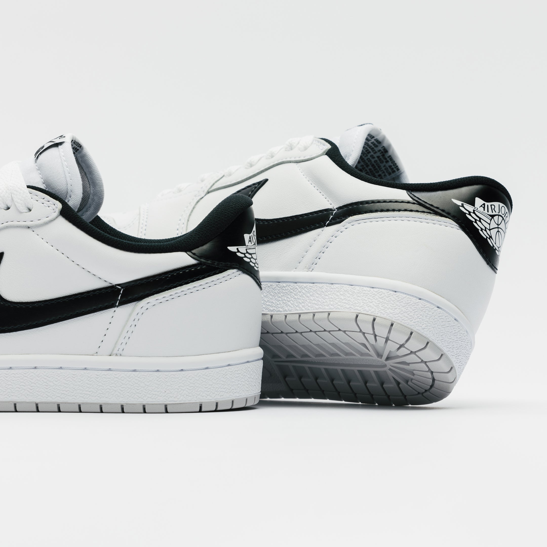 Air Jordan 1 Low '85 'Metallic Black' - White/Black