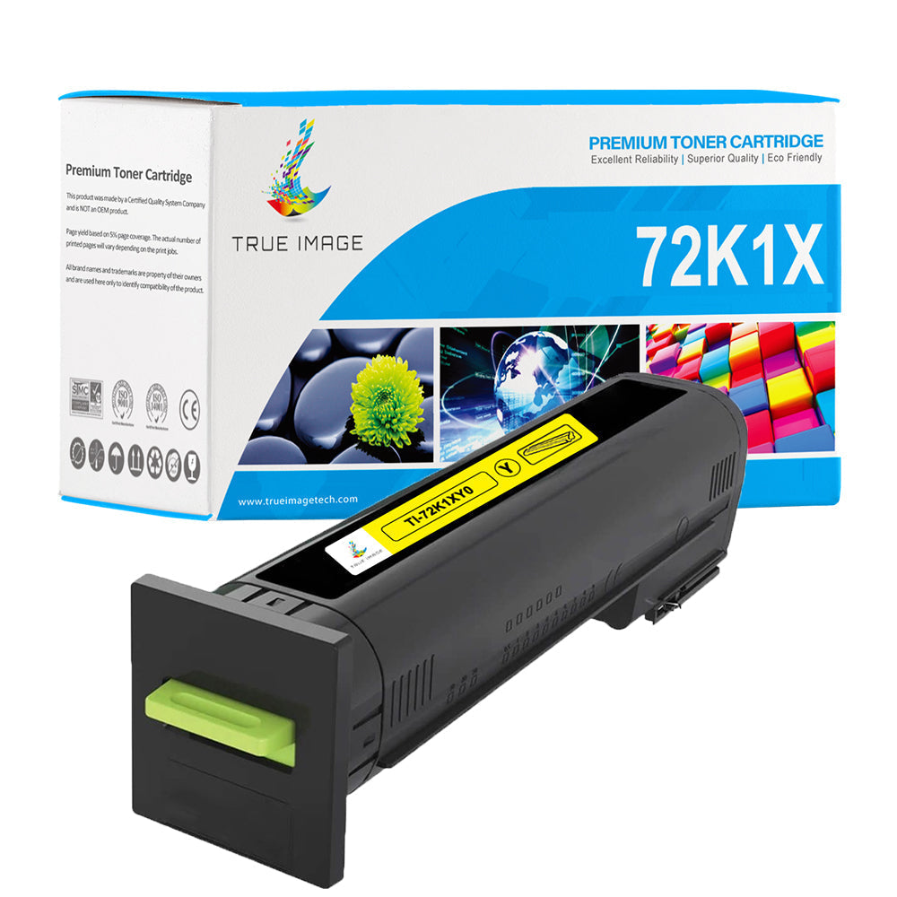 72K1XY0 - Compatible Lexmark 72K1X Yellow High Yield Toner Cartridge