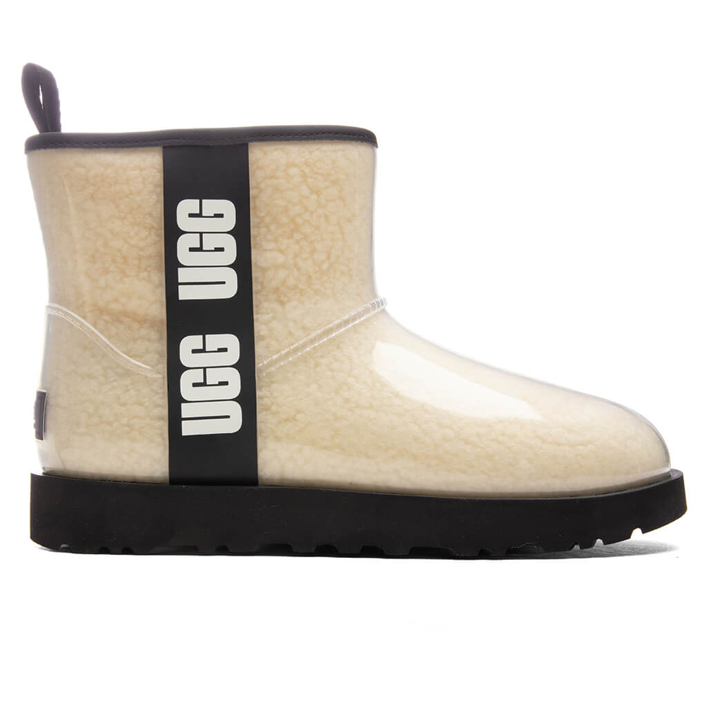 Women's Classic Clear Mini Boot - Natural/Black