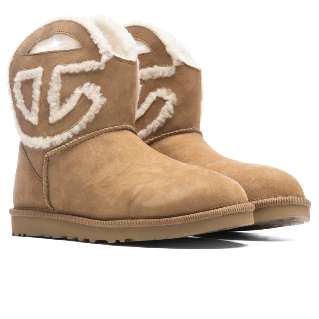 UGG x Telfar Logo Mini Boot - Chestnut