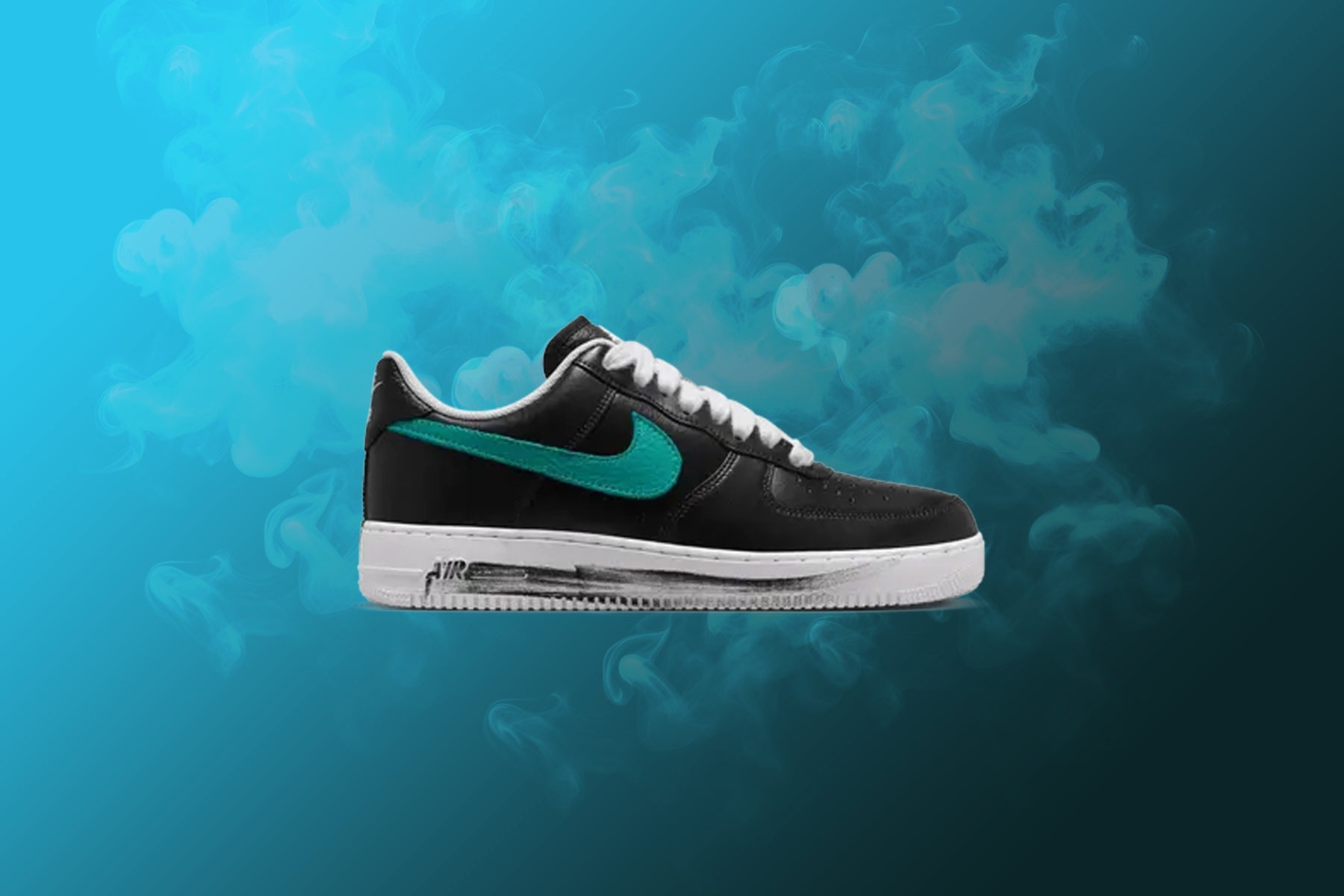 Nike x PEACEMINUSONE Air Force 1 '07 Para-Noise 3.0 - Black/New Emerald/Pinkfire