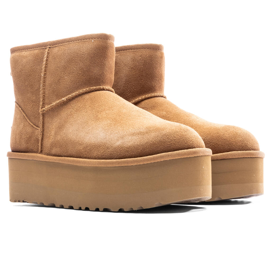 Women's Classic Mini Platform Boot - Chestnut