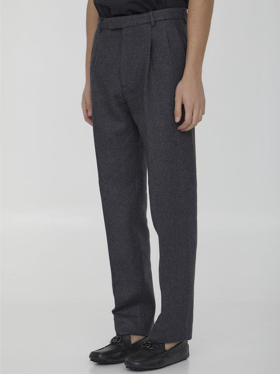 Wool And Cashmere Trousers