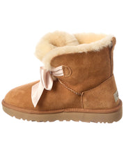 UGG Gita Bow Mini Suede & Shearling Boot