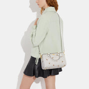 Coach Outlet Rowan Satchel In Signature Canvas With Bee Print