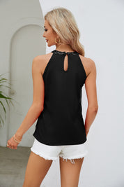 Sequin Grecian Neck Tank