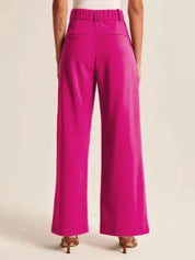 High Waist Wide Leg Pants