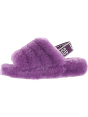 Fluff Yeah Womens Shearling Slingback Slide Slippers