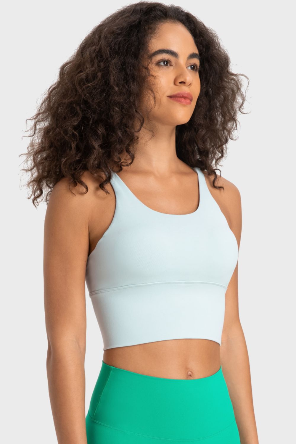 Millennia Crisscross Back Ladder Detail Sports Bra