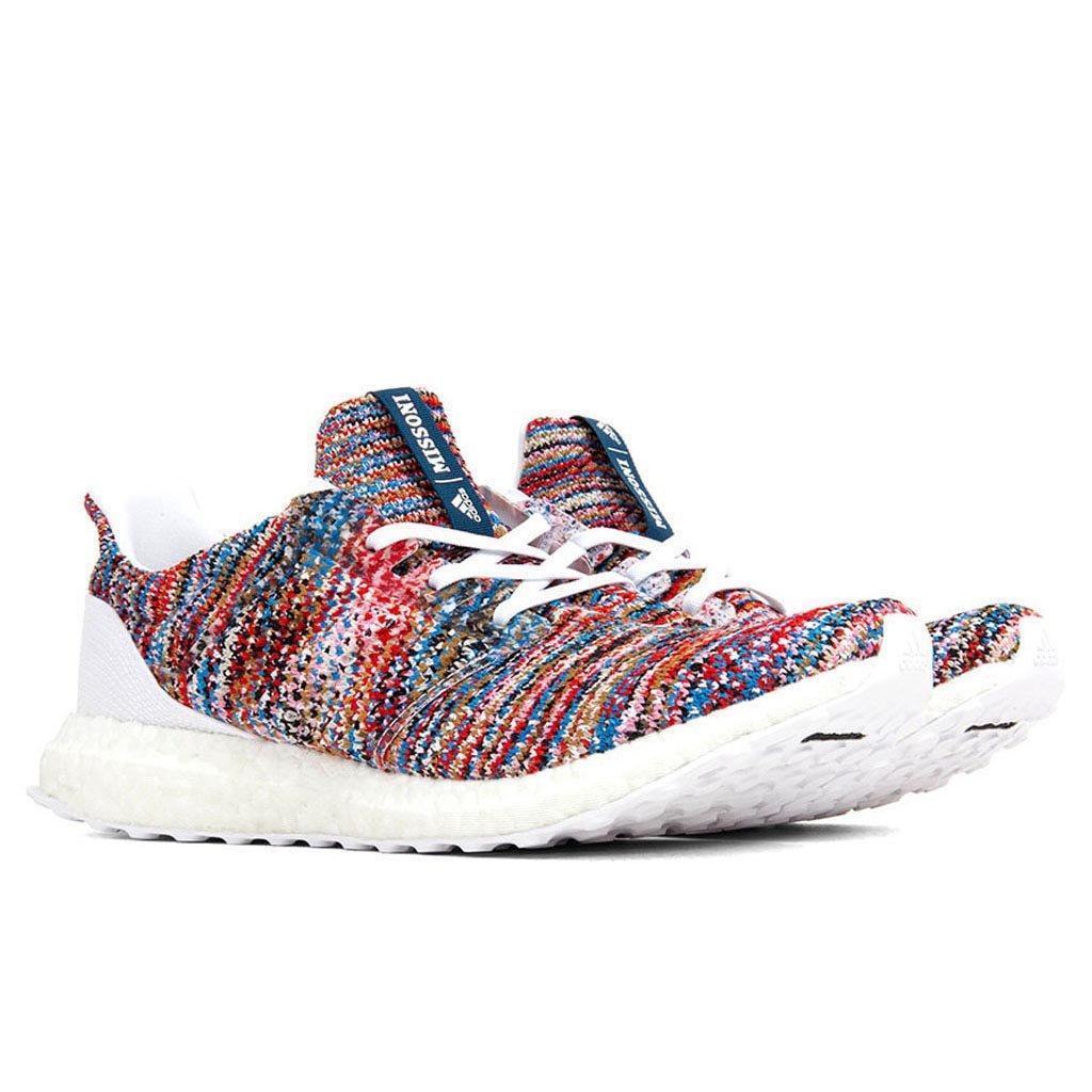 Adidas Originals x Missoni Ultraboost - Cloud White/Shock Cyan/Active Red