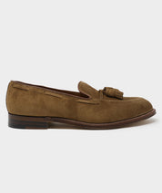 Alden Tassel Loafer in Suede Snuff