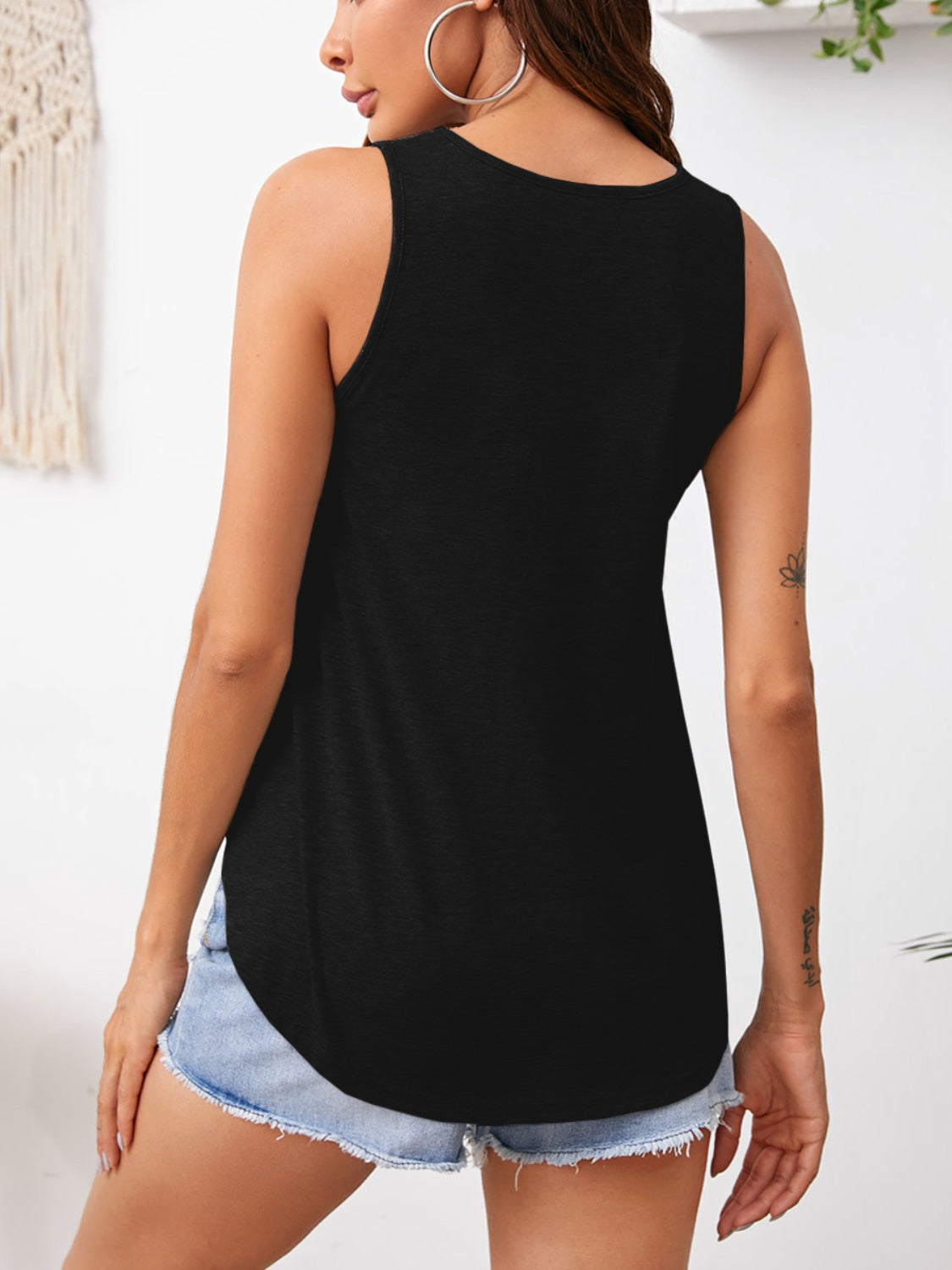 FAM-FAM V-Neck Wide Strap Tank