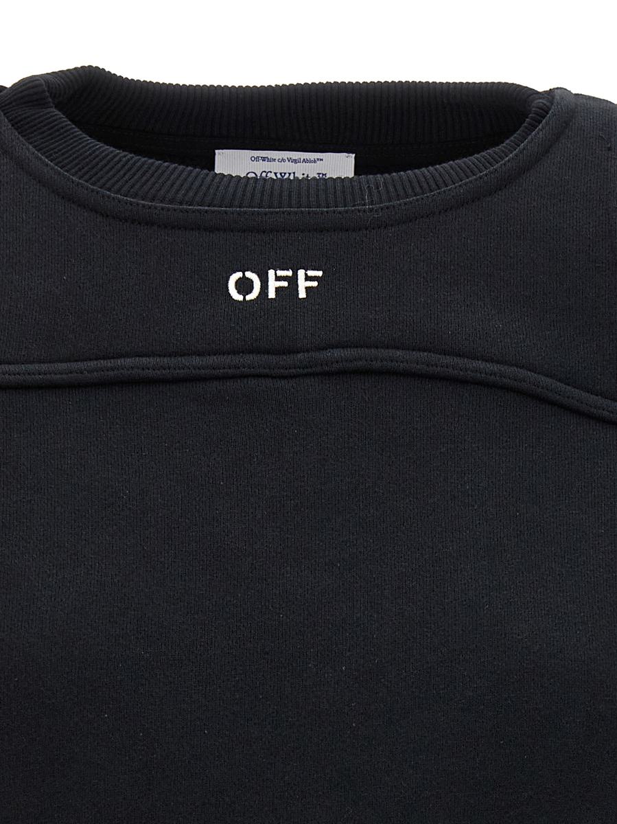 Off-White Logo Embroidery Sweatshirt