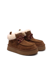 Funkarra Cabin Cuff Shoes In Chestnut