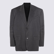 Balenciaga Dark Grey Cotton Blazer