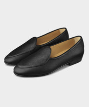 Baudoin & Lange Sagan Loafers in Black Deerskin