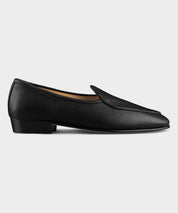 Baudoin & Lange Sagan Loafers in Black Deerskin