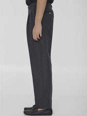 Wool And Cashmere Trousers