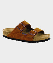 Birkenstock Arizona Soft-Footbed in Mink Suede