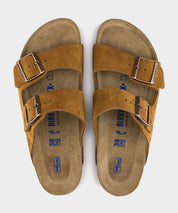 Birkenstock Arizona Soft-Footbed in Mink Suede