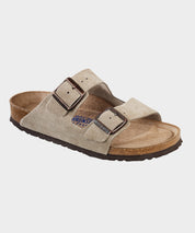 Birkenstock Arizona Soft-Footbed in Taupe Suede