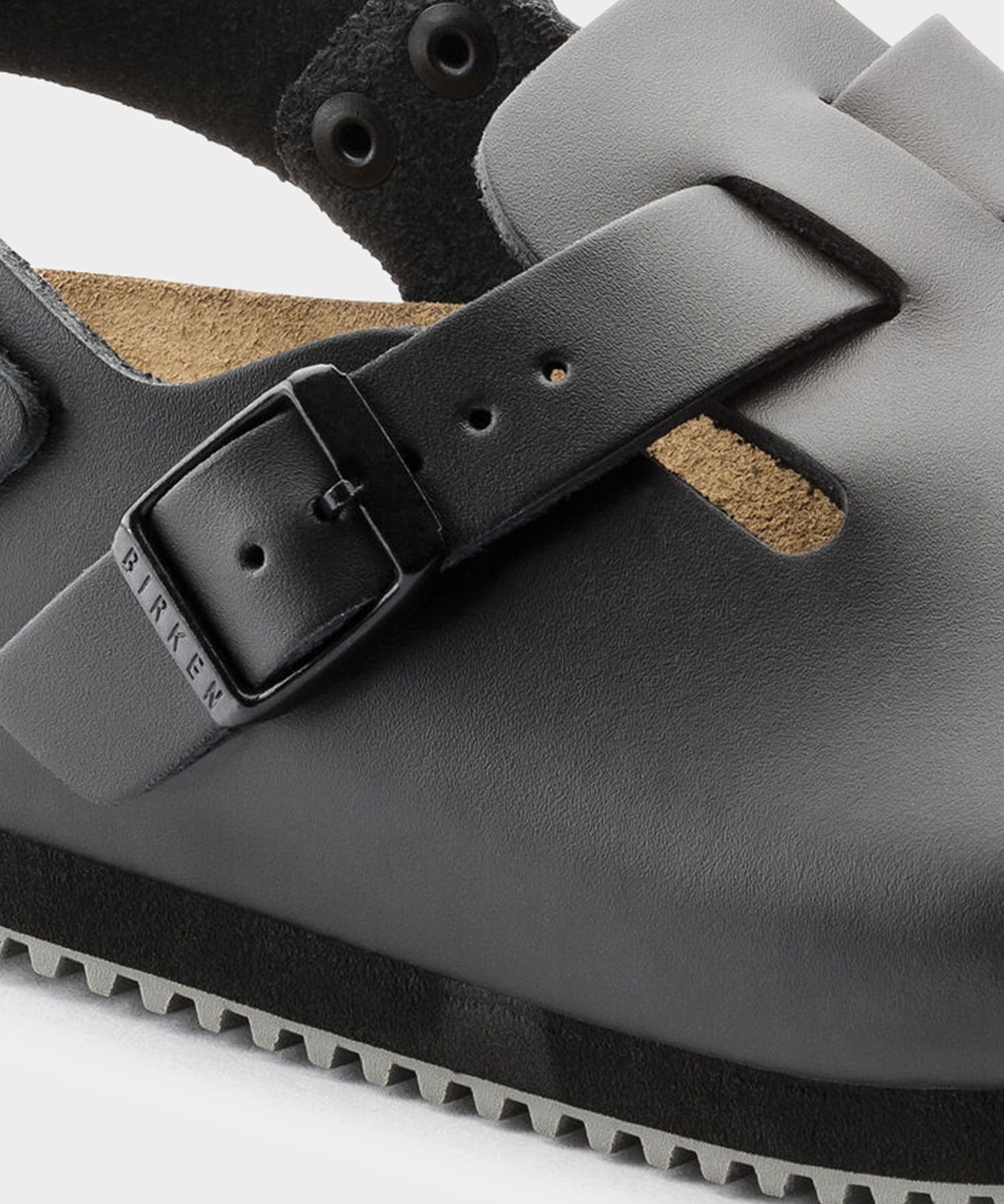 Birkenstock Tokio Super Grip in Black Leather