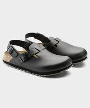 Birkenstock Tokio Super Grip in Black Leather