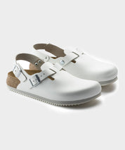 Birkenstock Tokio Super Grip in White Leather