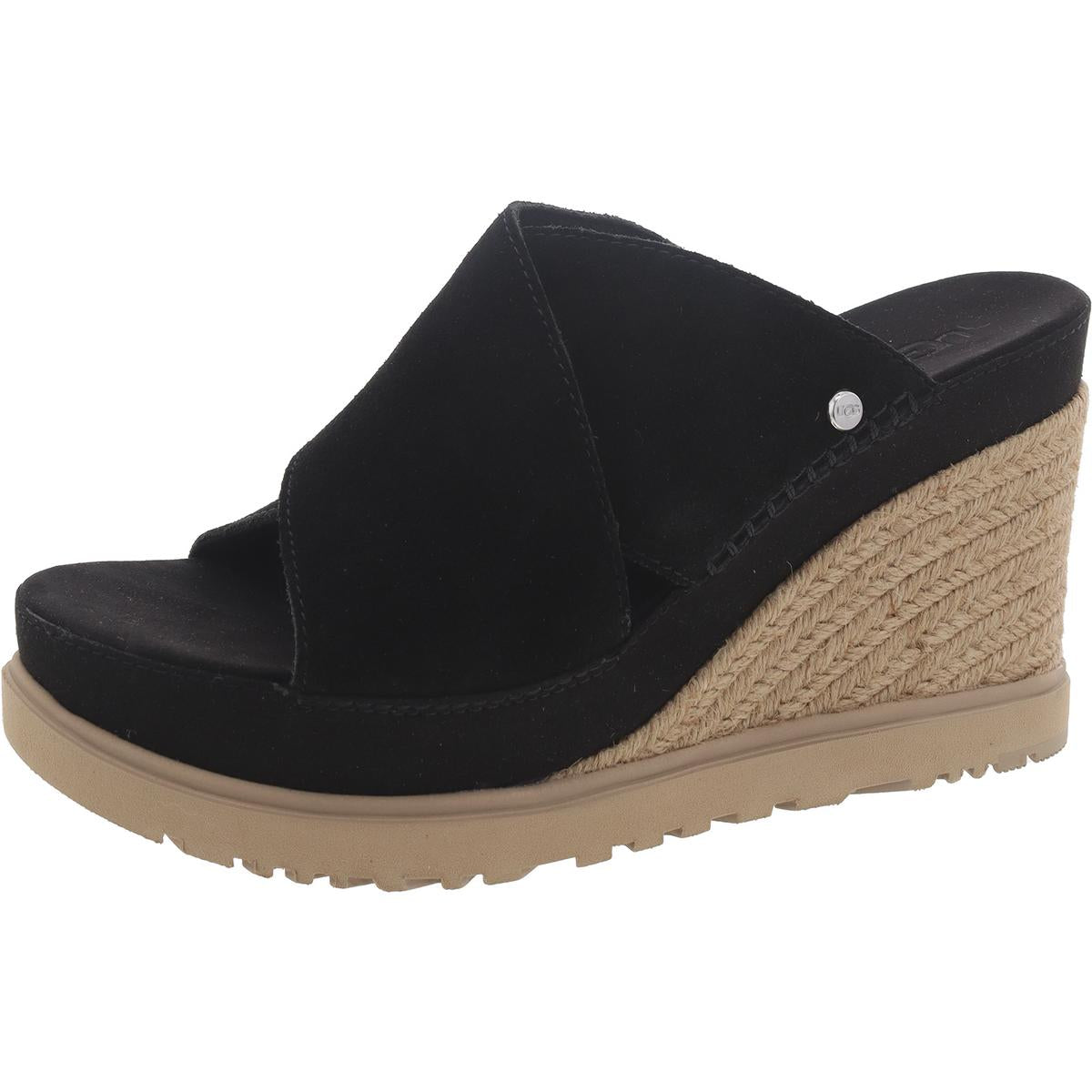 Abbot Womens Suede Espadrille Wedge Sandals