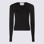 Alexander McQueen Black Wool Blend Jumper