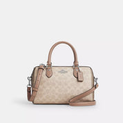 Coach Outlet Rowan Satchel Bag In Blocked Signature Canvas