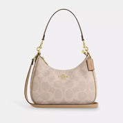 Coach Outlet Teri Hobo Bag In Blocked Signature Canvas