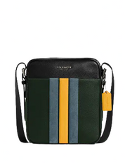 Coach Hudson Crossbody 21 With Varsity Stripe