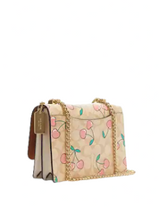 Coach Klare Crossbody In Signature Canvas With Heart Cherry Print