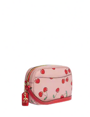 Coach Mini Jamie Camera Bag With Heart Cherry Print