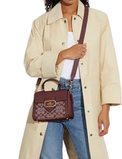 Coach Morgan Top Handle Satchel In Signature Chambray