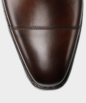 Crockett & Jones Hallam Cap-toe Shoe in Dark Brown