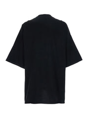 'Tommy T' Black Oversized T-Shirt In Cotton Man